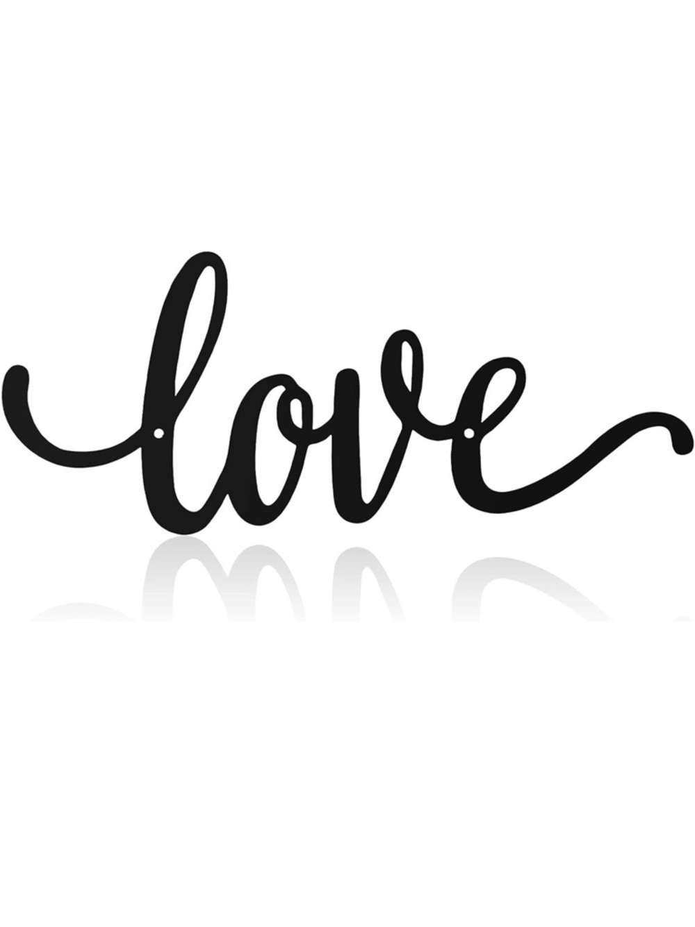 Metal Wall Decor Rustic Letter Signs Black Wall Art Hanging Decoration